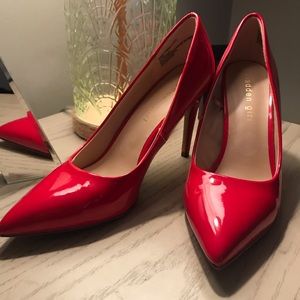 Madden Girl Red Patton Leather Pumps